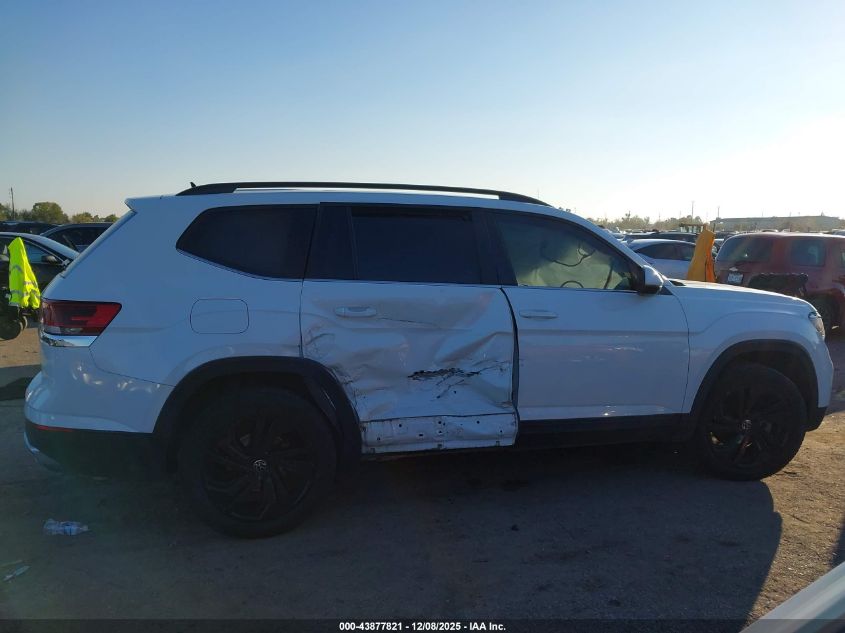 2022 Volkswagen Atlas 2.0T Se W/Technology VIN: 1V2JP2CAXNC515897 Lot: 43877821