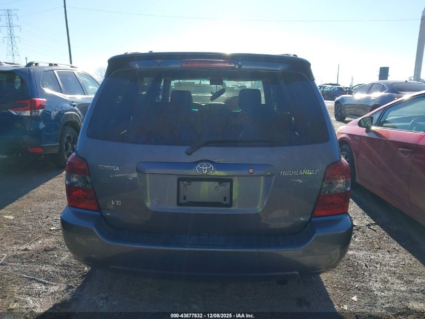 2007 Toyota Highlander Limited V6 VIN: JTEDP21AX70148159 Lot: 43877832