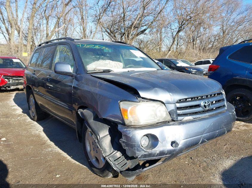 2007 Toyota Highlander Limited V6 VIN: JTEDP21AX70148159 Lot: 43877832