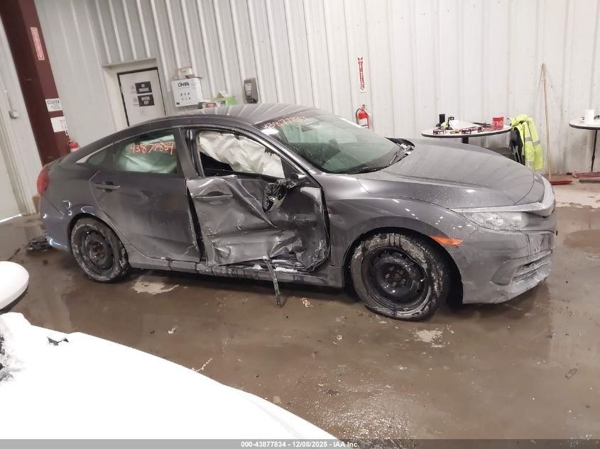 2016 Honda Civic Lx VIN: 19XFC2F55GE202740 Lot: 43877834