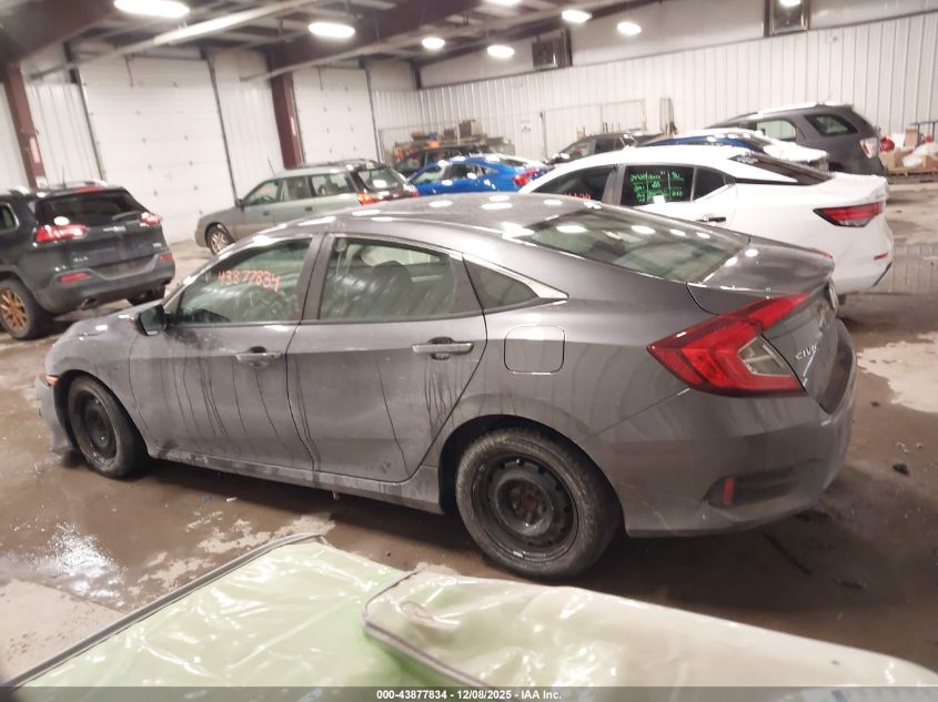 2016 Honda Civic Lx VIN: 19XFC2F55GE202740 Lot: 43877834