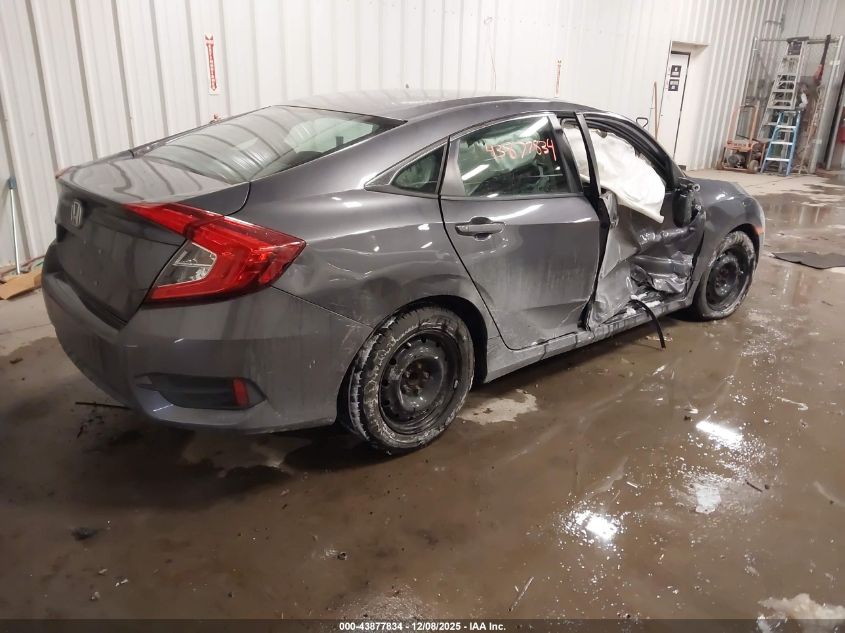 2016 Honda Civic Lx VIN: 19XFC2F55GE202740 Lot: 43877834