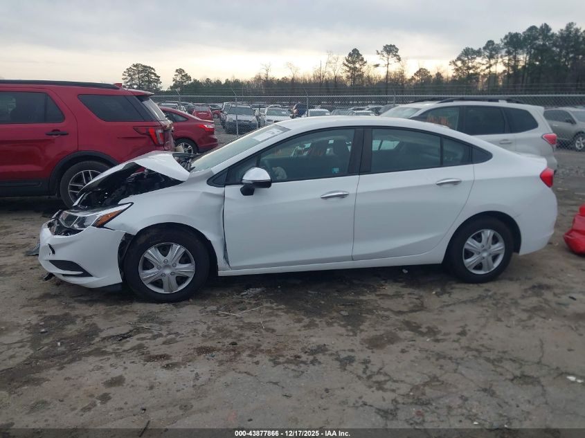 2018 Chevrolet Cruze Ls Auto VIN: 1G1BC5SM3J7214222 Lot: 43877866