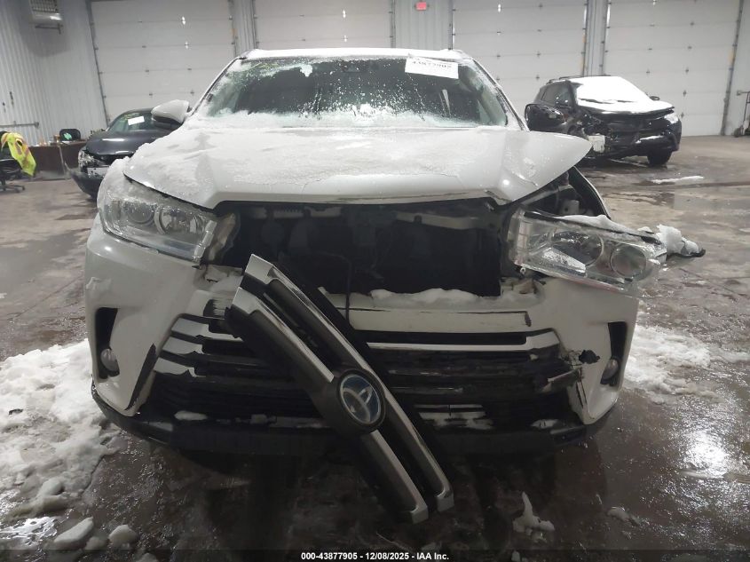 2017 Toyota Highlander Hybrid Xle VIN: 5TDJGRFH9HS036098 Lot: 43877905