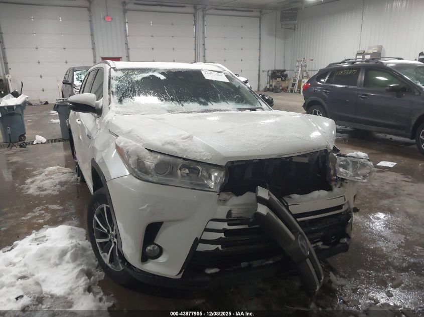 2017 Toyota Highlander Hybrid Xle VIN: 5TDJGRFH9HS036098 Lot: 43877905