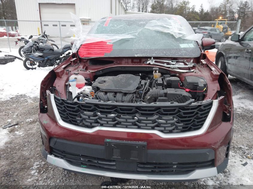 2024 Kia Sorento Lx VIN: 5XYRG4JC5RG309411 Lot: 43877924
