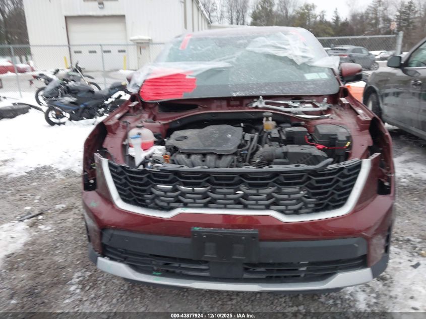 2024 Kia Sorento Lx VIN: 5XYRG4JC5RG309411 Lot: 43877924