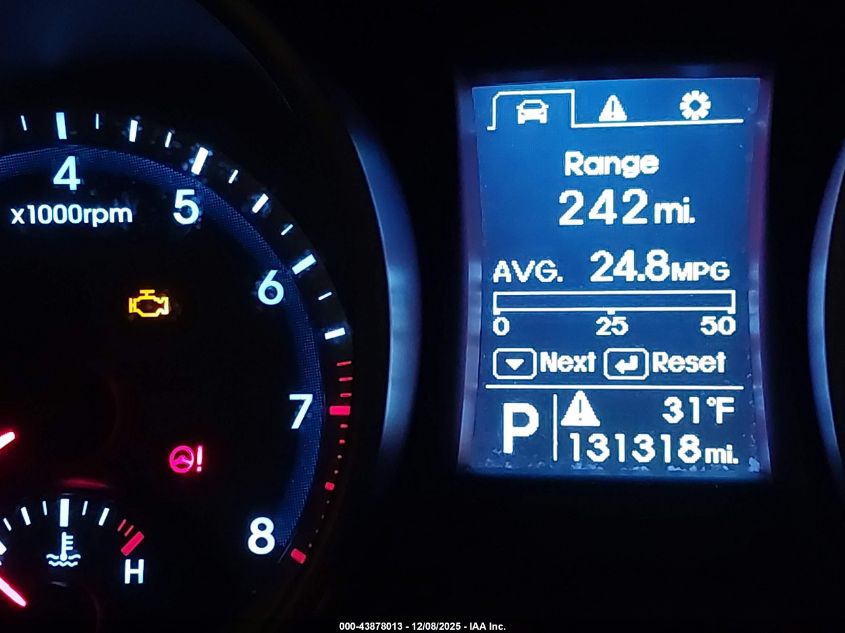 2016 Hyundai Santa Fe Sport 2.4L VIN: 5XYZU3LB1GG334195 Lot: 43878013