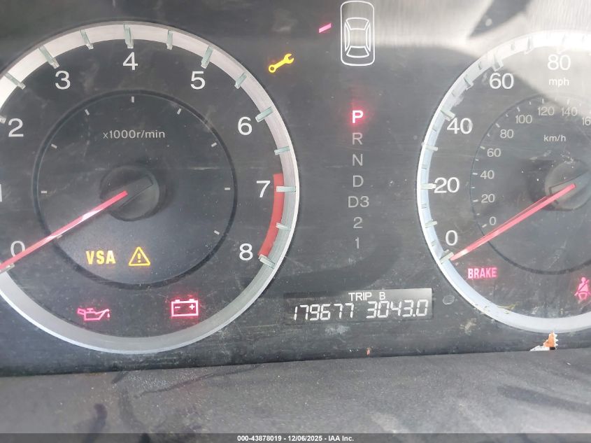 2009 Honda Accord 2.4 Lx-P VIN: 1HGCP26419A105718 Lot: 43878019