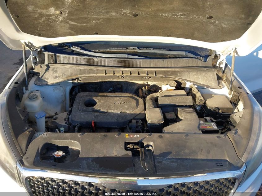 2017 Kia Sorento 2.4L Lx VIN: 5XYPG4A38HG210250 Lot: 43878050