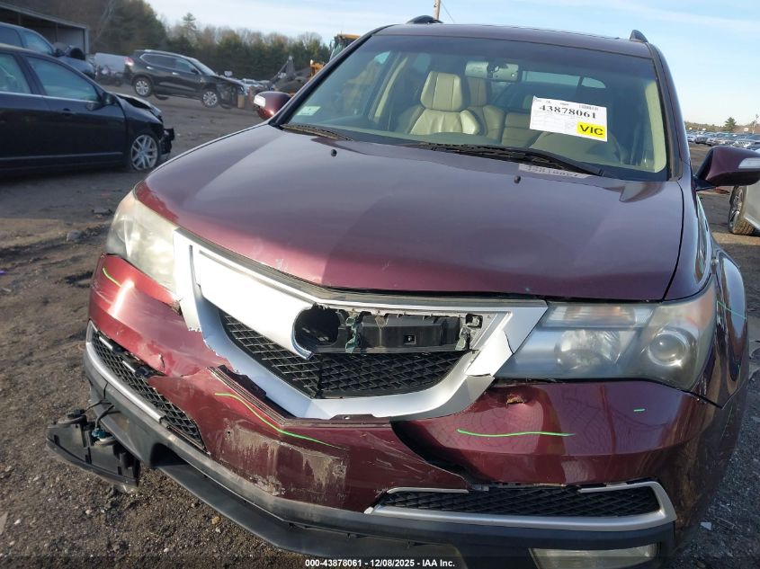 2012 Acura Mdx VIN: 2HNYD2H2XCH509645 Lot: 43878061