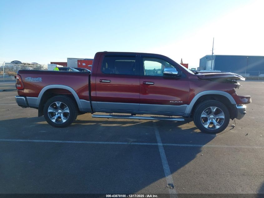 2019 Ram 1500 Laramie 4X4 5'7 Box VIN: 1C6SRFJT5KN582619 Lot: 43878100