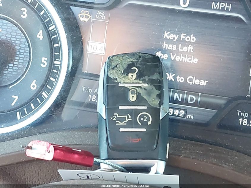 2019 Ram 1500 Laramie 4X4 5'7 Box VIN: 1C6SRFJT5KN582619 Lot: 43878100