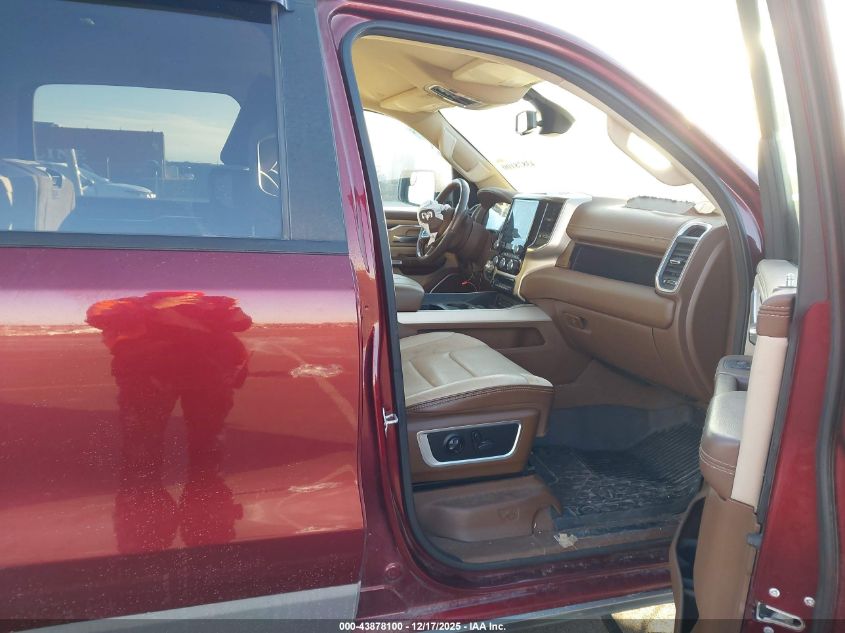 2019 Ram 1500 Laramie 4X4 5'7 Box VIN: 1C6SRFJT5KN582619 Lot: 43878100