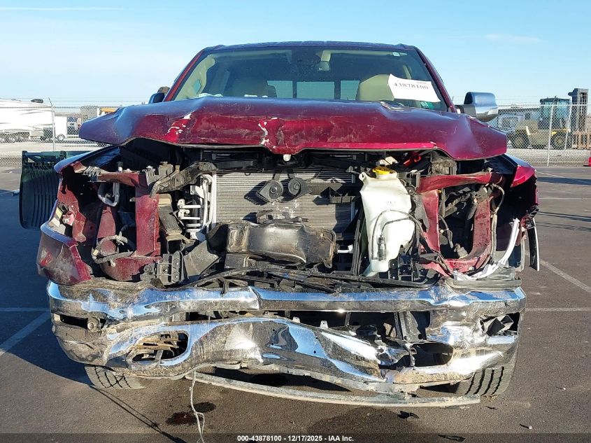 2019 Ram 1500 Laramie 4X4 5'7 Box VIN: 1C6SRFJT5KN582619 Lot: 43878100