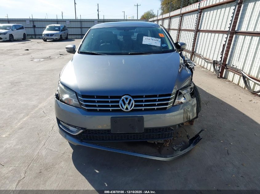 2013 Volkswagen Passat 2.0L Tdi Sel Premium VIN: 1VWCN7A37DC031389 Lot: 43878108