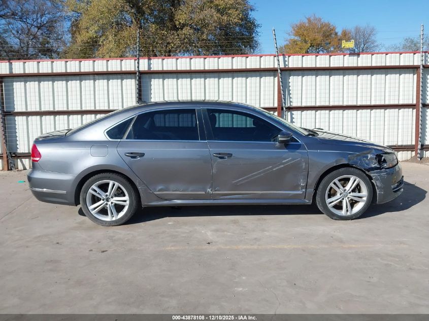 2013 Volkswagen Passat 2.0L Tdi Sel Premium VIN: 1VWCN7A37DC031389 Lot: 43878108