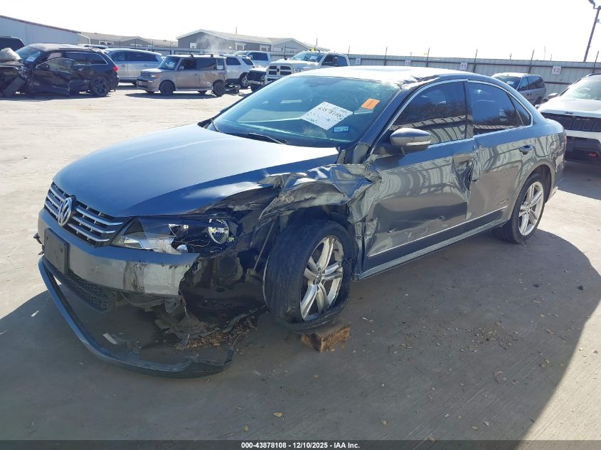 2013 Volkswagen Passat 2.0L Tdi Sel Premium VIN: 1VWCN7A37DC031389 Lot: 43878108