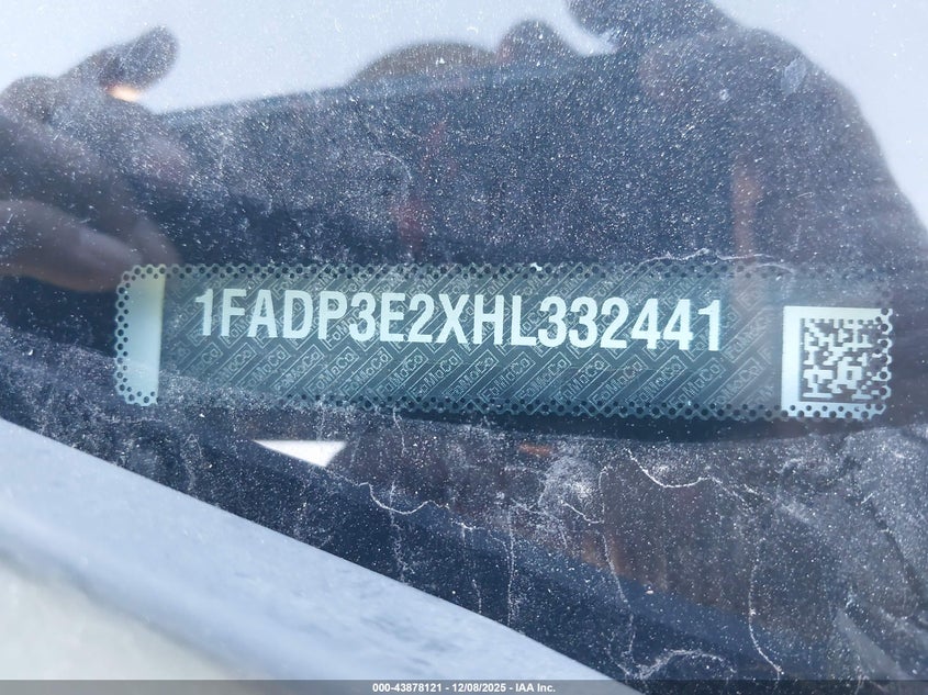 1FADP3E2XHL332441 2017 FORD FOCUS photo no. 9