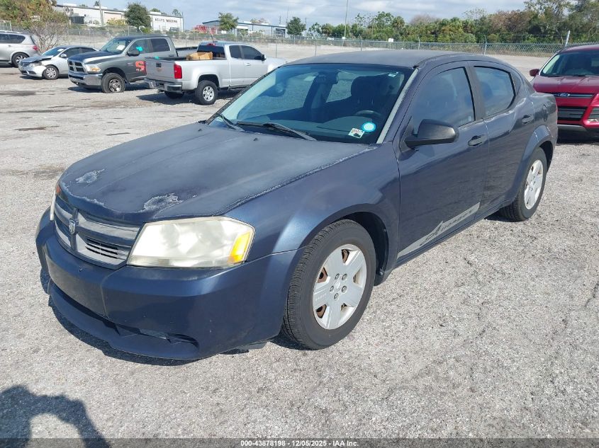 2008 Dodge Avenger Se VIN: 1B3LC46K98N613299 Lot: 43878198