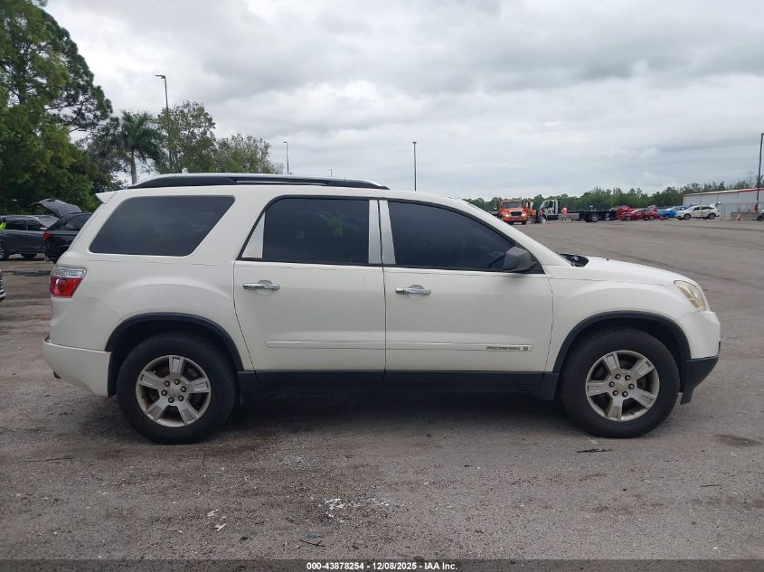 2008 GMC Acadia Sle-1 VIN: 1GKER13768J179097 Lot: 43878254