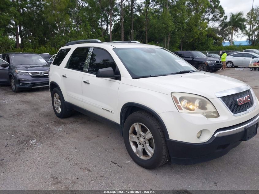 2008 GMC Acadia Sle-1 VIN: 1GKER13768J179097 Lot: 43878254