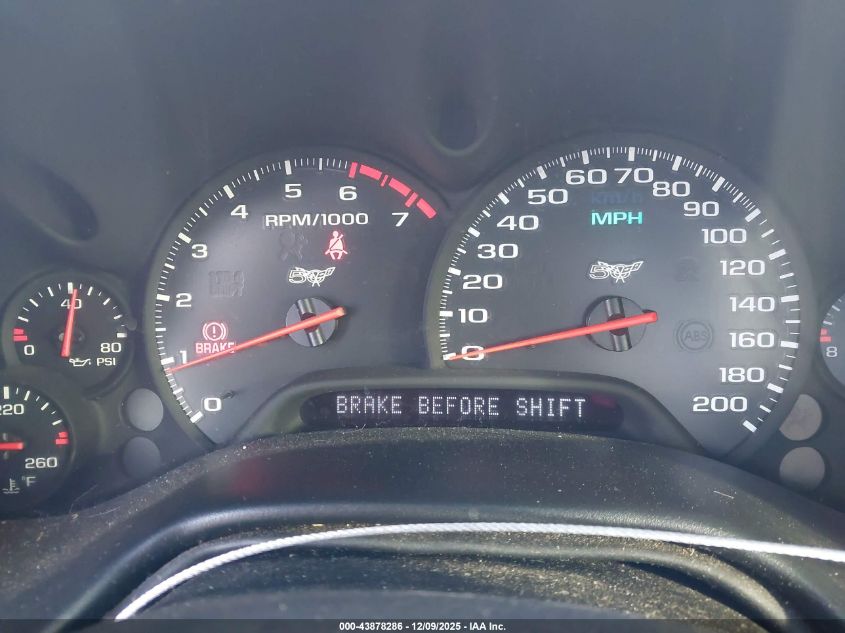 2003 Chevrolet Corvette VIN: 1G1YY22G035130345 Lot: 43878286