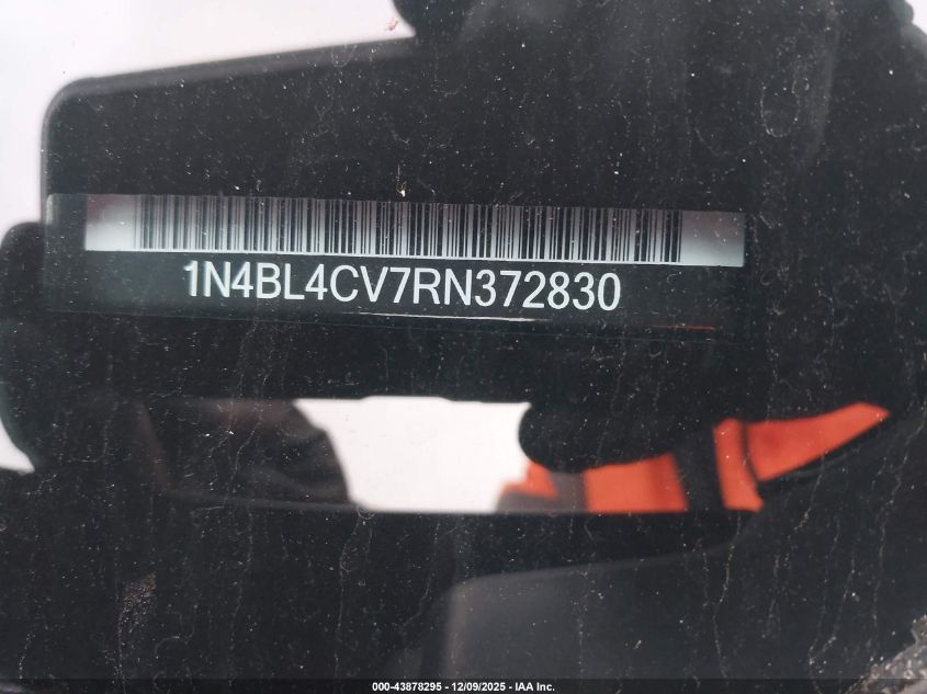 2024 Nissan Altima Sr Fwd VIN: 1N4BL4CV7RN372830 Lot: 43878295