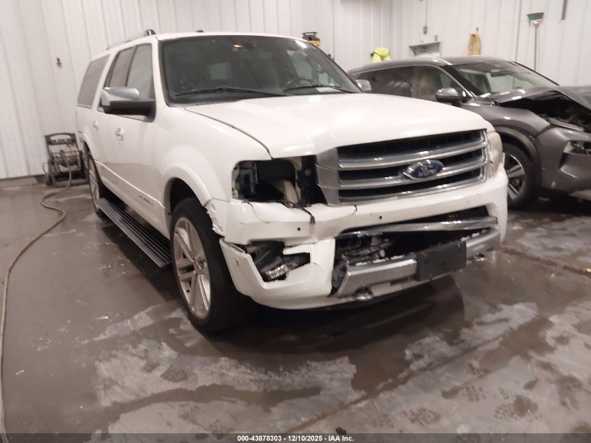 2015 Ford Expedition El Platinum VIN: 1FMJK1MT6FEF43174 Lot: 43878303