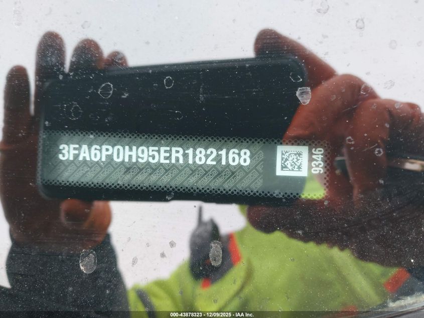 2014 Ford Fusion Se VIN: 3FA6P0H95ER182168 Lot: 43878323