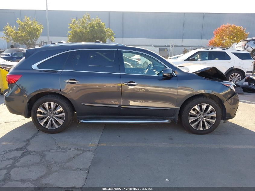 2015 Acura Mdx Technology Package VIN: 5FRYD4H42FB019034 Lot: 43878327