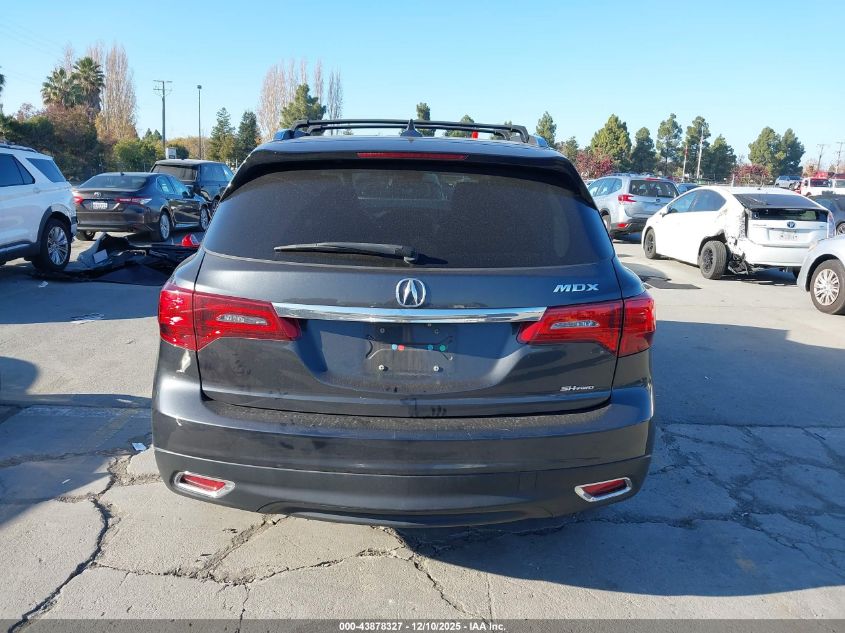 2015 Acura Mdx Technology Package VIN: 5FRYD4H42FB019034 Lot: 43878327
