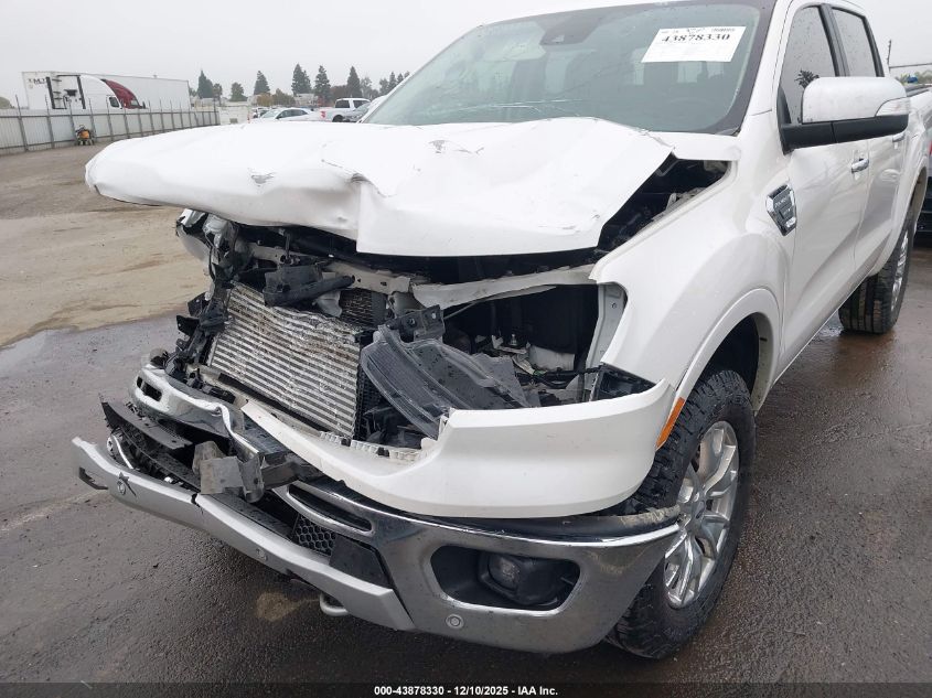 2019 Ford Ranger Lariat VIN: 1FTER4FH3KLA38632 Lot: 43878330