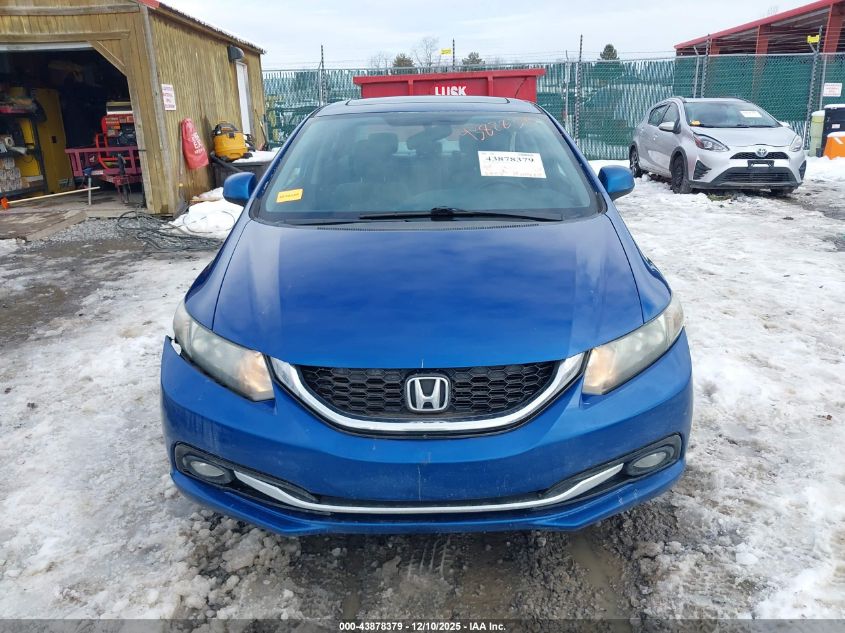 2013 Honda Civic Ex VIN: 19XFB2F84DE054833 Lot: 43878379