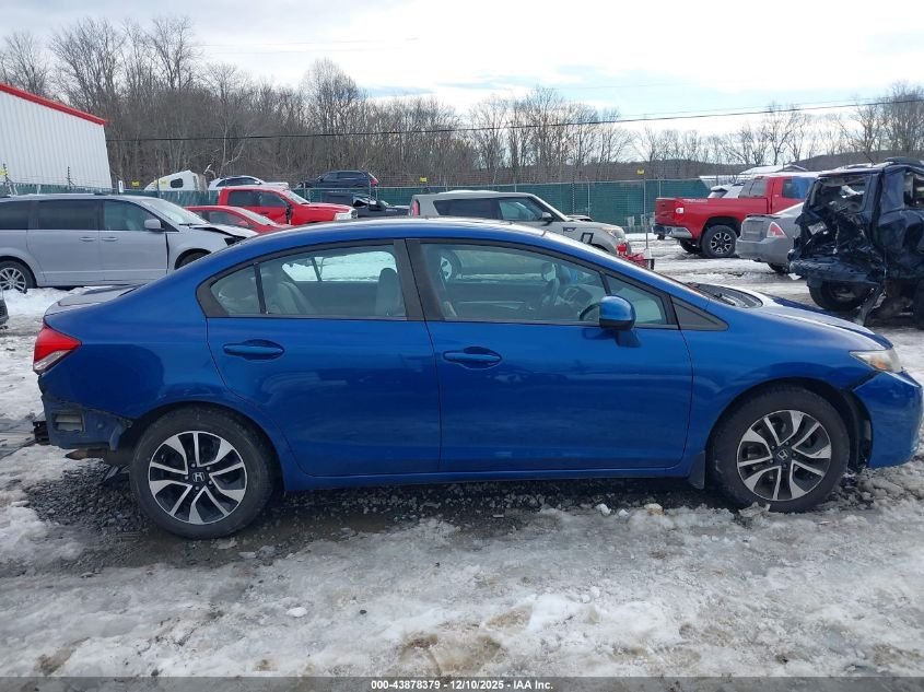 2013 Honda Civic Ex VIN: 19XFB2F84DE054833 Lot: 43878379