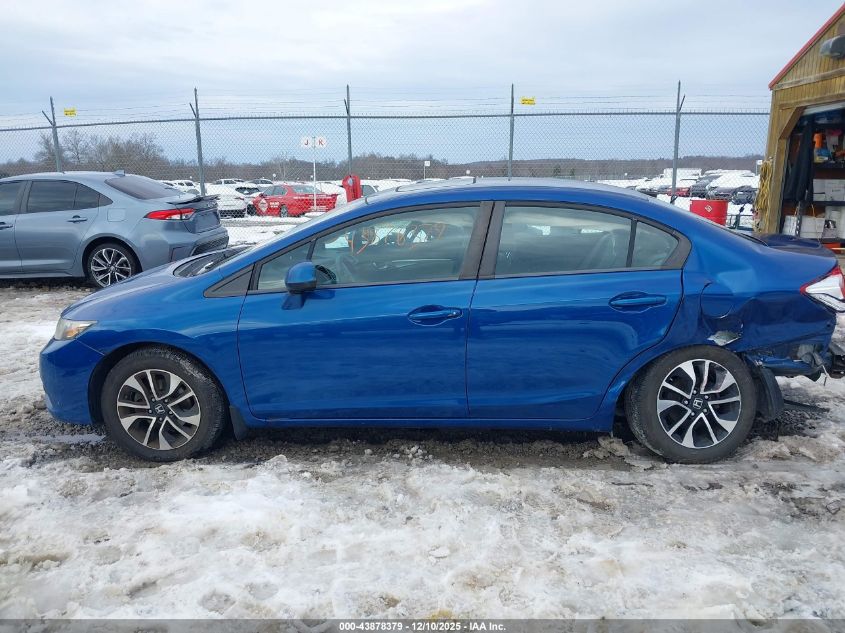 2013 Honda Civic Ex VIN: 19XFB2F84DE054833 Lot: 43878379
