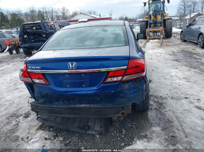2013 Honda Civic Ex VIN: 19XFB2F84DE054833 Lot: 43878379