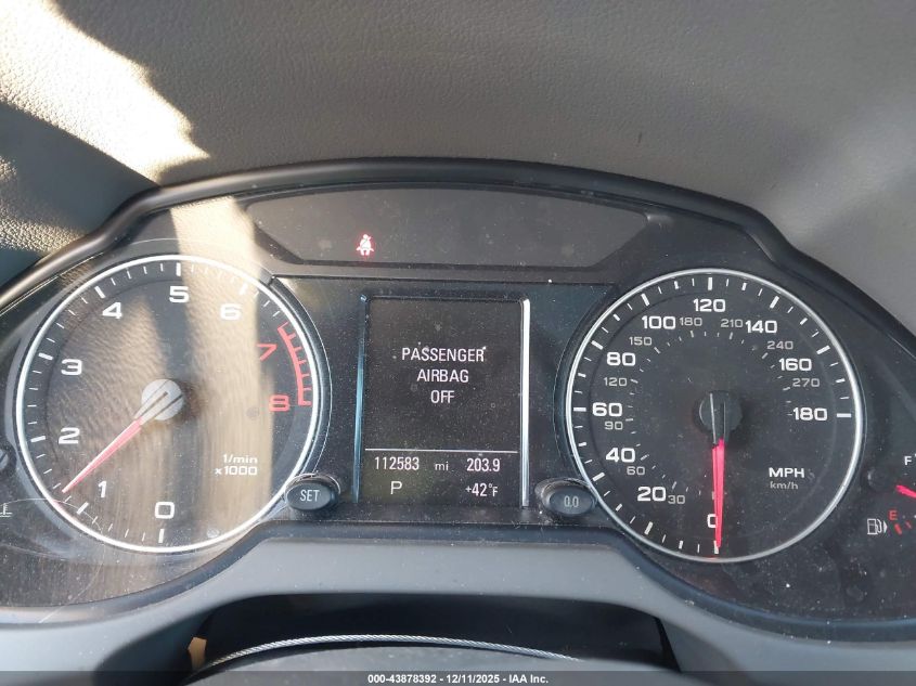 2012 Audi Q5 3.2 Premium Plus VIN: WA1DKAFP7CA066270 Lot: 43878392