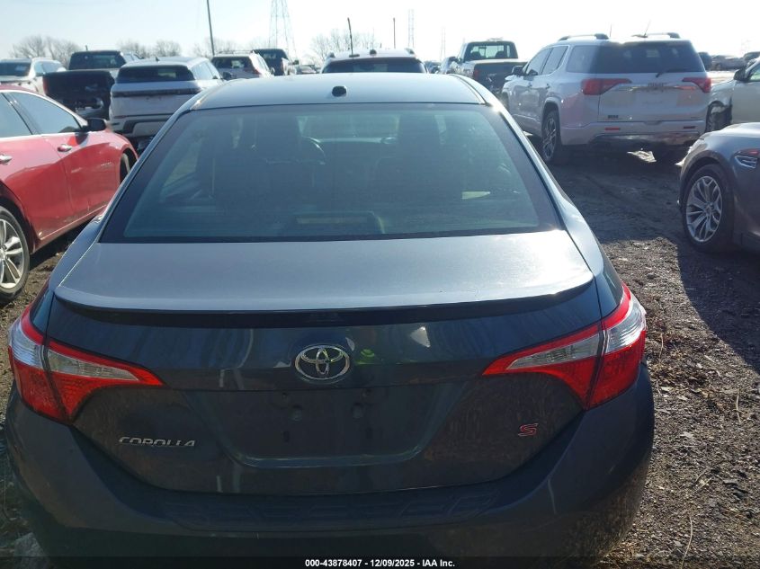 2015 Toyota Corolla S Premium VIN: 2T1BURHE4FC446362 Lot: 43878407