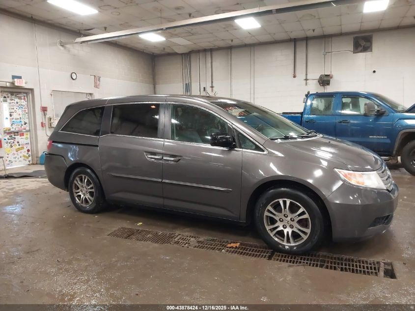 2011 Honda Odyssey Ex-L VIN: 5FNRL5H6XBB091836 Lot: 43878424