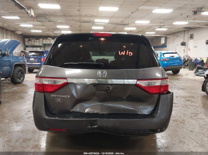 2011 Honda Odyssey Ex-L VIN: 5FNRL5H6XBB091836 Lot: 43878424