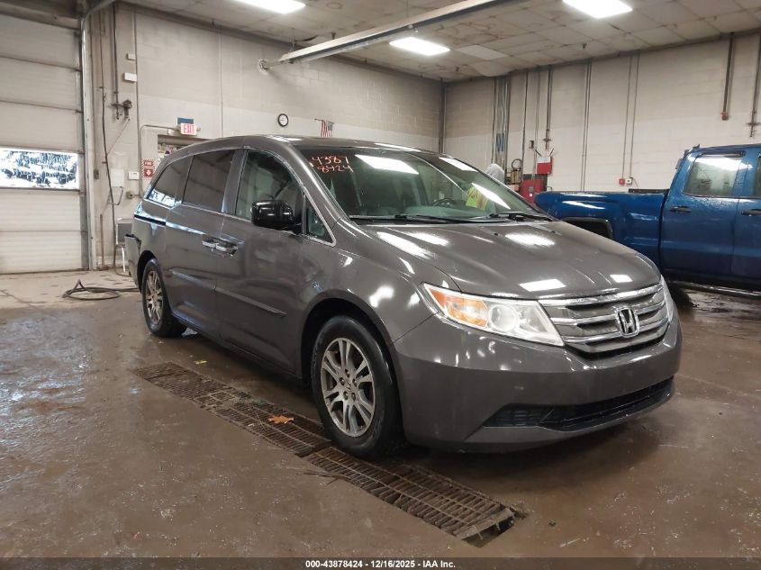 2011 Honda Odyssey Ex-L VIN: 5FNRL5H6XBB091836 Lot: 43878424