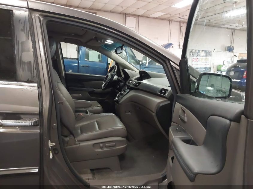 2011 Honda Odyssey Ex-L VIN: 5FNRL5H6XBB091836 Lot: 43878424