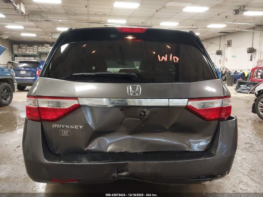 2011 Honda Odyssey Ex-L VIN: 5FNRL5H6XBB091836 Lot: 43878424