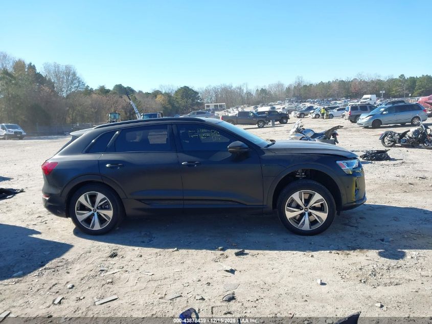 2024 Audi Q8 E-Tron Premium Plus Quattro VIN: WA15AAGE6RB066722 Lot: 43878439
