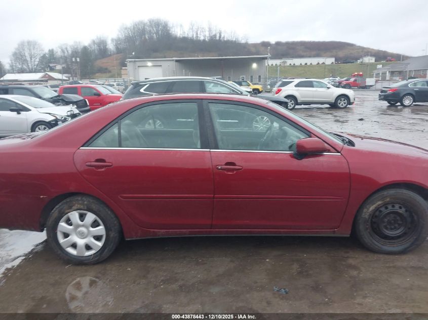 2002 Toyota Camry Le VIN: 4T1BE32K22U016069 Lot: 43878443