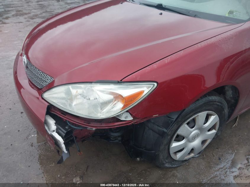 2002 Toyota Camry Le VIN: 4T1BE32K22U016069 Lot: 43878443