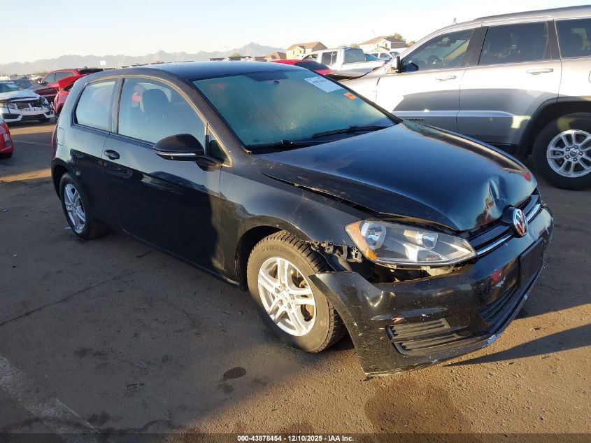 VOLKSWAGEN GOLF TSI S 2-DOOR