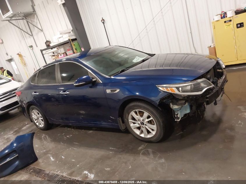 2017 Kia Optima Lx VIN: 5XXGT4L38HG162665 Lot: 43878459