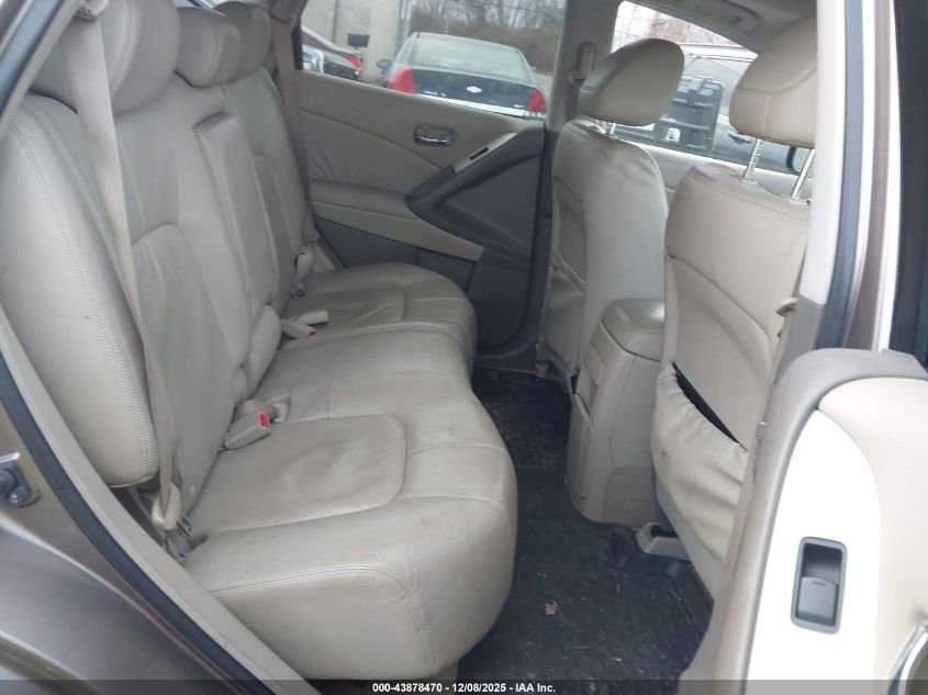 2009 Nissan Murano Sl VIN: JN8AZ18W69W211839 Lot: 43878470